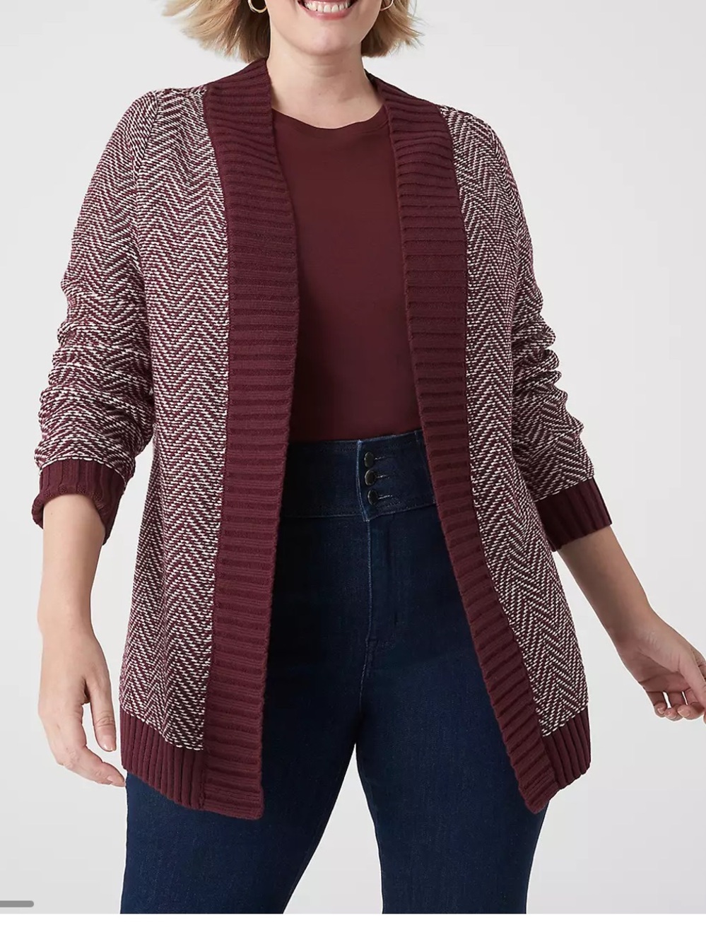 Lane Bryant Open Front Sweater 26/28